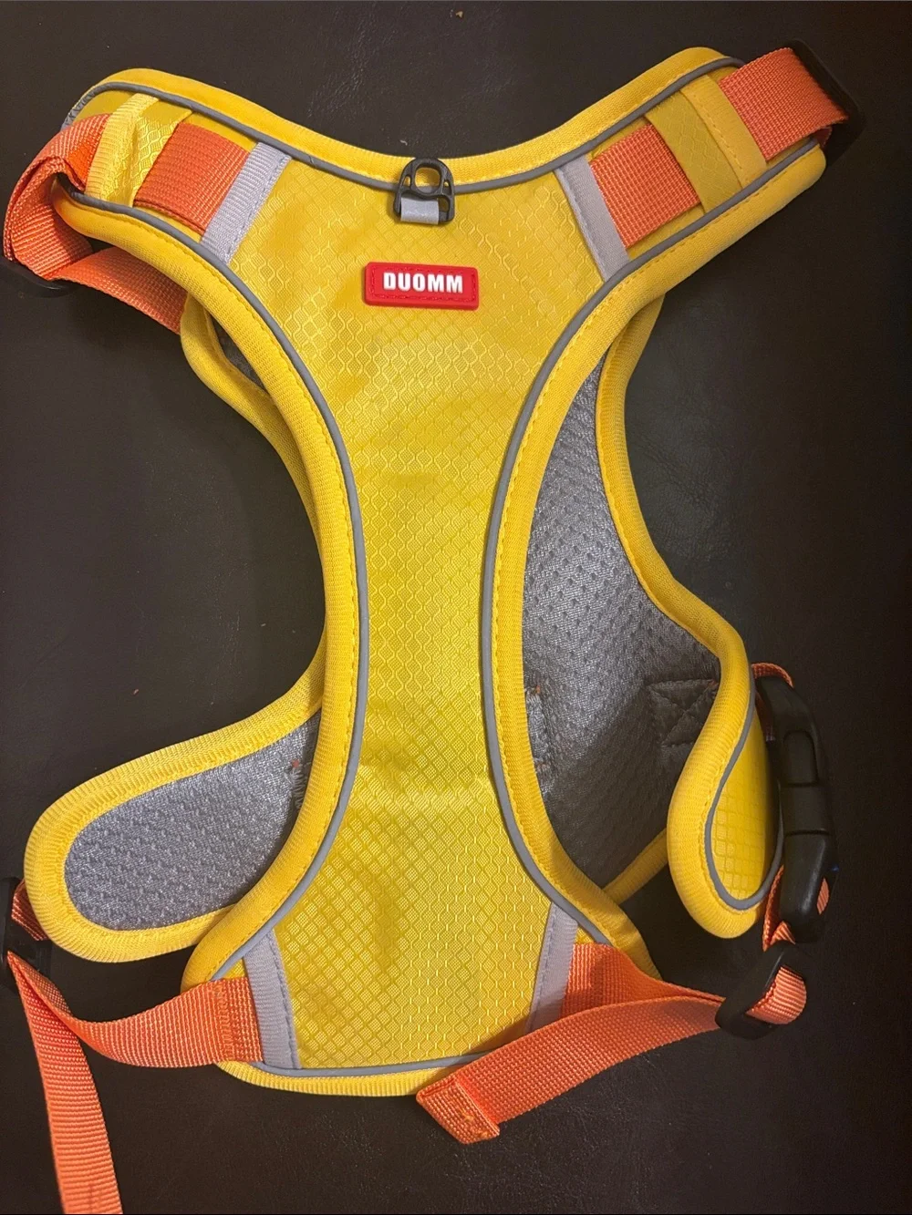 DUOMM Yellow & Orange Reflective Dog Harness